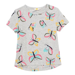 Mädchen-T-Shirt mit Schmetterlings-Muster