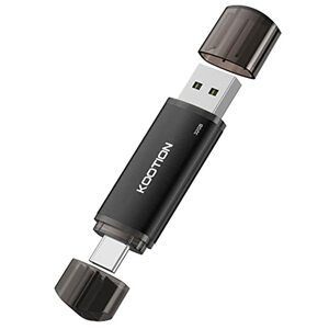 KOOTION USB Stick 32GB, USB C Stick OTG 2.0 Speicherstick 2-in-1 USB 32G Flash Laufwerk Type C Flash Drive 32Gbyte mit wasserdichtem Schlüsselanhänger für PC/Laptop/Notebook, Typ-C Mobiltelefon
