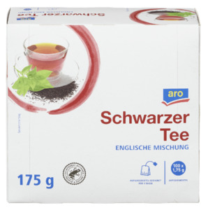 aro Tee Schwarzer Tee 100 Beutel x 1,75 g (175 g)