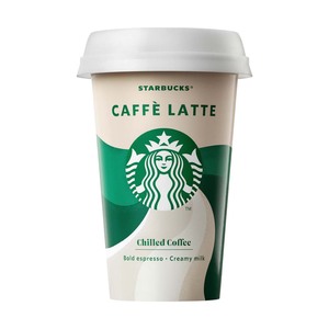 STARBUCKS CAFFÈ LATTE koffeinhaltig, je 220-ml-Becher