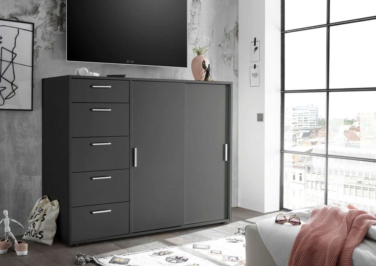 Bild 1 von Schlafkontor Hochkommode »Case«, inklusive Kleiderstange