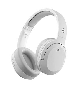 Edifier W820NB Over-Ear Bluetooth Kopfhörer, Hybrid Aktiver Geräuschunterdrückung – Hi-Res-Audio – 49 Stunden Wiedergabezeit – Kabellose Kopfhörer für Telefonate - Weiß