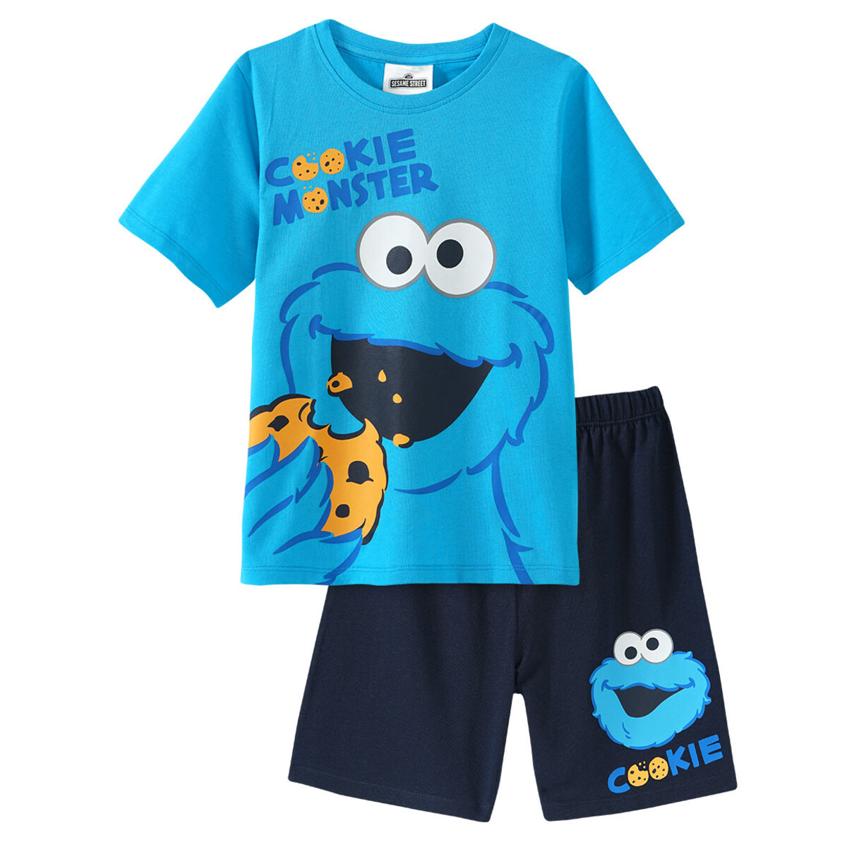 Bild 1 von Sesamstraße Shorty mit Krümelmonster-Print