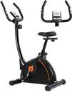 Bild 1 von Heimtrainer Fahrrad Ergometer Hometrainer Fahrrad mit verstellbarem Polstersitz und Magnetwiderstands-Pulsmonitor-Transporträdern und Tablet-Halter