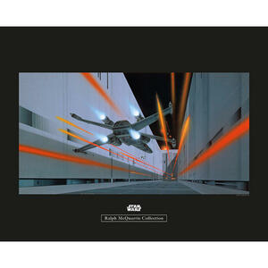 Komar Wandbild Star Wars Classic RMQ Death Star Tr Star Wars - Intro B/L: ca. 50x40 cm