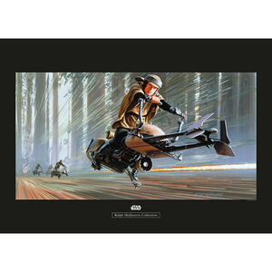 Komar Wandbild Star Wars Classic RMQ Endor Speeder Star Wars - Classic B/L: ca. 70x50 cm