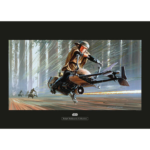 Bild 1 von Komar Wandbild Star Wars Classic RMQ Endor Speeder Star Wars - Classic B/L: ca. 70x50 cm