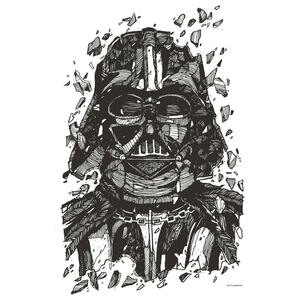 Komar Wandbild Star Wars Darth Vader Drawing Star Wars B/L: ca. 50x70 cm