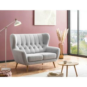 Sofa hellgrau B/H/T: ca. 137x101x95 cm