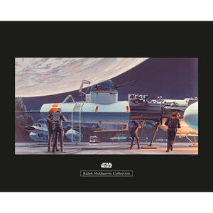 Komar Wandbild Star Wars Classic RMQ Yavin Hangar Star Wars B/L: ca. 50x40 cm