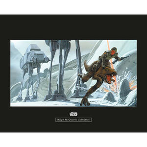 Komar Wandbild Star Wars Classic RMQ Hoth Battle G Star Wars B/L: ca. 50x40 cm