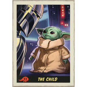 Komar Wandbild Mandalorian The Child Trading Card Disney B/L: ca. 50x70 cm