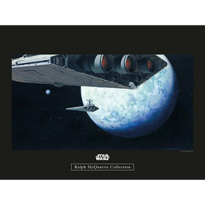 Komar Wandbild Star Wars Classic RMQ Hoth Orbit Star Wars B/L: ca. 40x30 cm