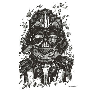 Komar Wandbild Star Wars Darth Vader Drawing Star Wars B/L: ca. 30x40 cm