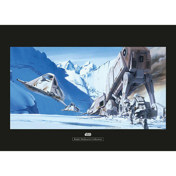 Bild 1 von Komar Wandbild Star Wars Classic RMQ Hoth Battle S Star Wars B/L: ca. 70x50 cm