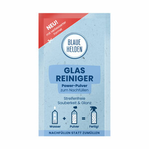 Blaue Helden Glasreiniger Nachfüller 10 g