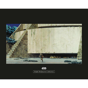Komar Wandbild Star Wars Classic RMQ Yavin Temple Star Wars B/L: ca. 50x40 cm