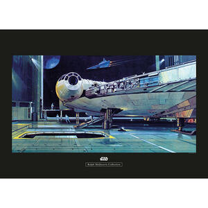 Komar Wandbild Star Wars Classic RMQ Falcon Hangar Star Wars B/L: ca. 70x50 cm