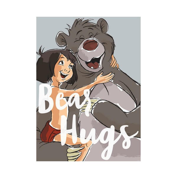 Bild 1 von Komar Wandbild Bear Hug Disney B/L: ca. 40x50 cm