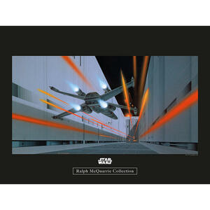 Komar Wandbild Star Wars Classic RMQ Death Star Tr Star Wars B/L: ca. 40x30 cm
