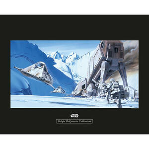 Komar Wandbild Star Wars Classic RMQ Hoth Battle S Star Wars B/L: ca. 50x40 cm