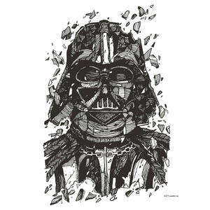 Komar Wandbild Star Wars Darth Vader Drawing Star Wars B/L: ca. 40x50 cm