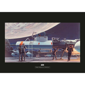 Komar Wandbild Star Wars Classic RMQ Yavin Hangar Star Wars B/L: ca. 70x50 cm