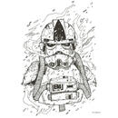 Bild 1 von Komar Wandbild Star Wars Pilot Drawing Star Wars B/L: ca. 40x50 cm