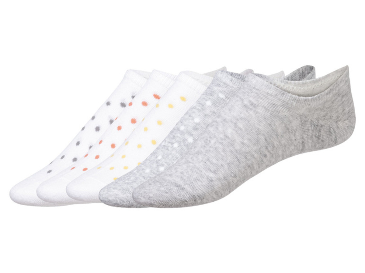 Bild 4 von esmara Damen Sneakersocken, 5 Paar, mit Silikonstreifen