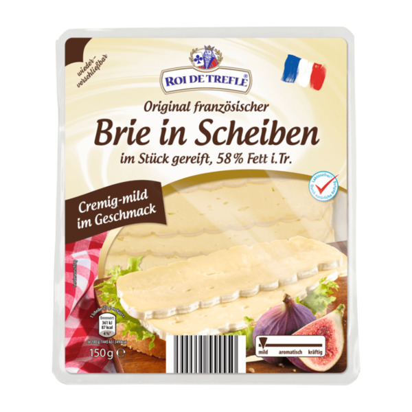 Bild 1 von ROI DE TREFLE Brie in Scheiben