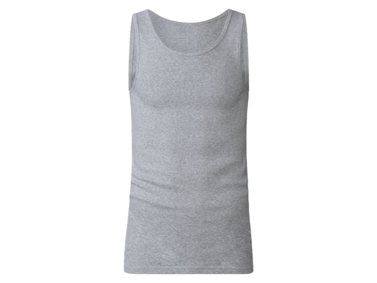 Bild 3 von LIVERGY Herren Feinripp-Achselhemden, 2 Stück, reine Baumwolle