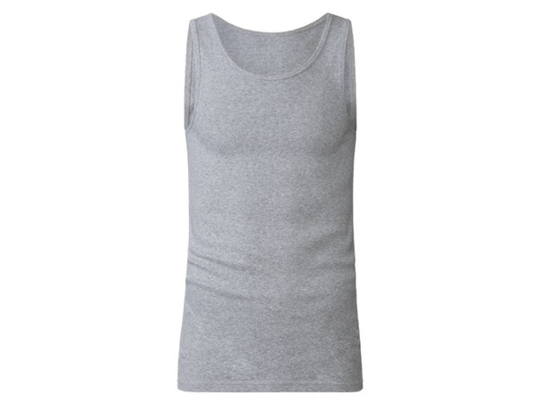 Bild 3 von LIVERGY Herren Feinripp-Achselhemden, 2 Stück, reine Baumwolle