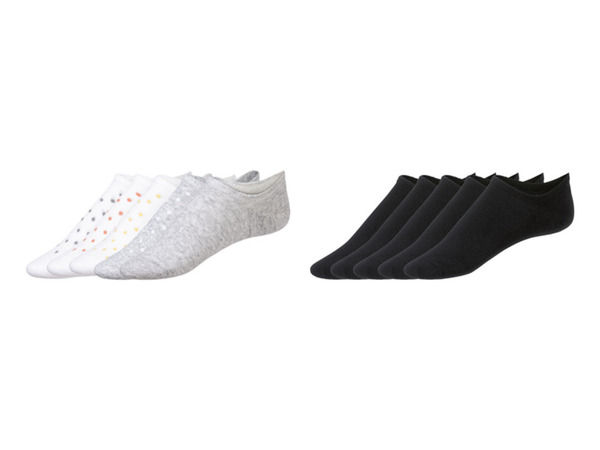 Bild 1 von esmara Damen Sneakersocken, 5 Paar, mit Silikonstreifen