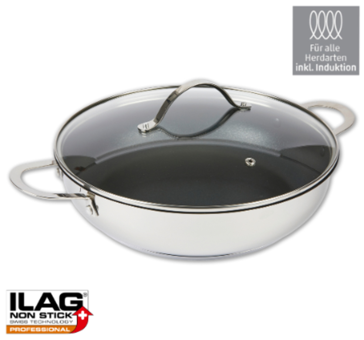 Bild 1 von HOME IDEAS COOKING Edelstahl-Servierpfanne