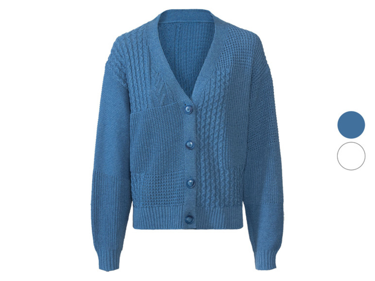 Bild 1 von esmara Damen Grobstrick-Cardigan, modischer Mustermix