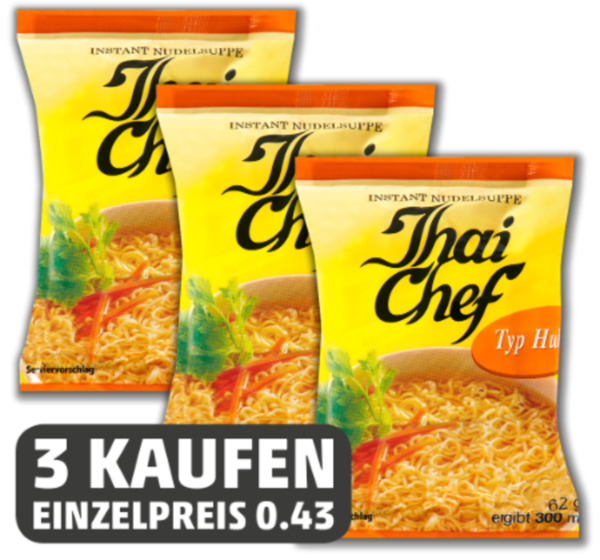 Bild 1 von THAI CHEF Instant Nudelsuppe