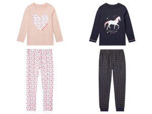 lupilu Kleinkinder Mädchen Pyjama mit Print
