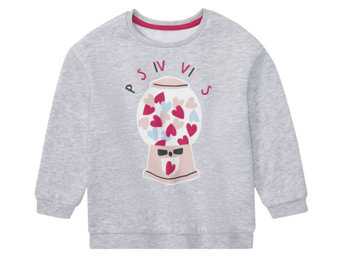 Bild 2 von lupilu Kleinkinder Mädchen Sweatshirt mit angerauter Innenseite