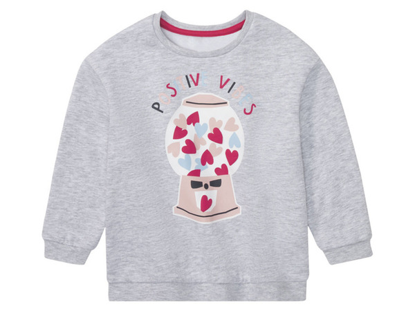 Bild 2 von lupilu Kleinkinder Mädchen Sweatshirt mit angerauter Innenseite