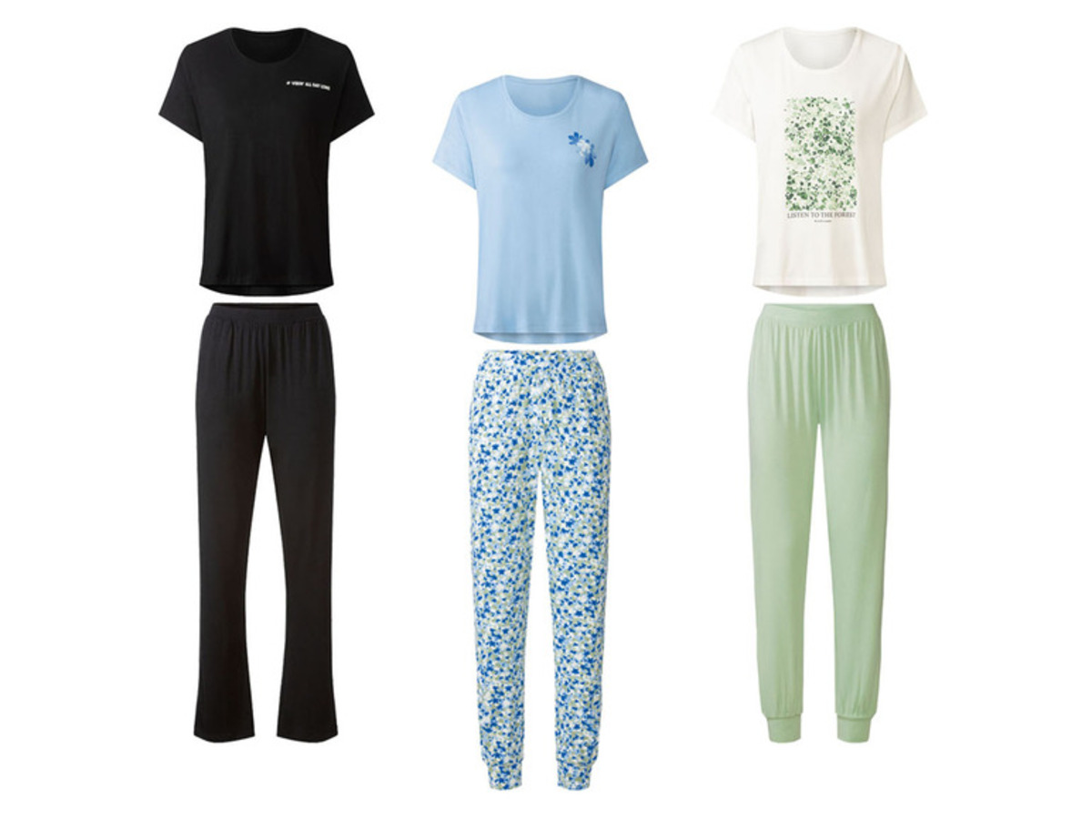 Bild 1 von esmara Damen Pyjama mit modischem Print