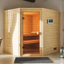 Bild 2 von Sauna-Set Vera, naturbelassen mit Ofen 4,5 kW