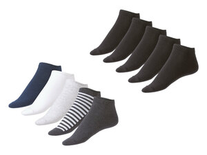 LIVERGY® 5 Paar Herren-Sneakersocken