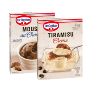 Dr. Oetker Dessertpulver für Creme Brûlée, Tiramisu oder Mousse