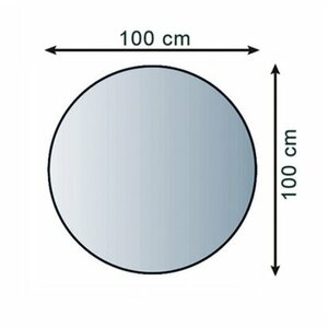 Lienbacher Funkenschutzplatte Glasbodenplatte Kreisrund 6mm Stärke