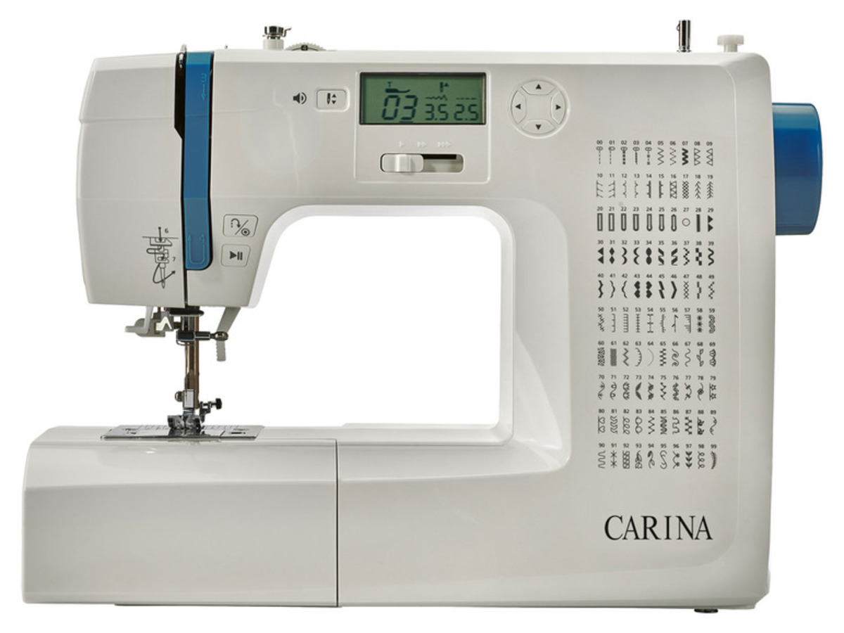 Bild 2 von Carina Computernähmaschine »SCNM 100 A1«, mit 100 Stichprogrammen
