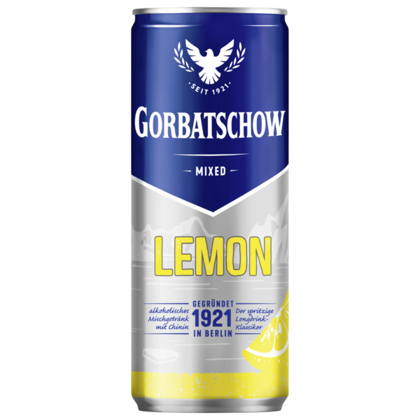Bild 1 von Gorbatschow Premixed Longdrink Lemon