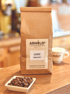 Arnolds Kaffeemanufaktur Luigi Espresso ganze Bohnen 500G