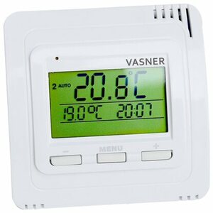 Vasner Funkthermostat-Sender VFTB mit Display für VUP und VAP Empfänger