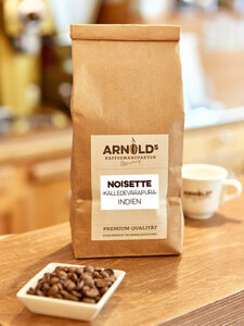 Arnolds Kaffeemanufaktur Noisette Indien ganze Bonen 500G