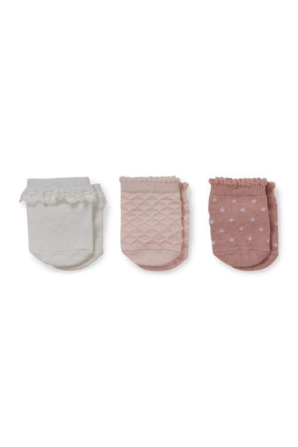 Bild 1 von C&A Multipack 3er-Baby-Socken, Rosa, Größe: 12-13